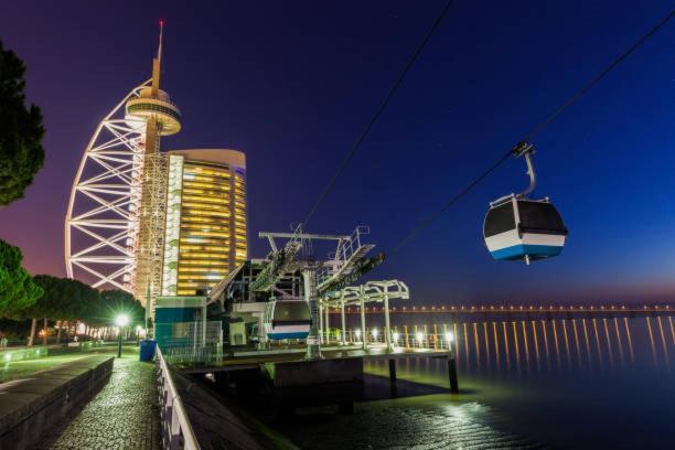 Un Appartement De Reve En Plein Coeur Du Pont Vasco De Gamma Lisbona Esterno foto